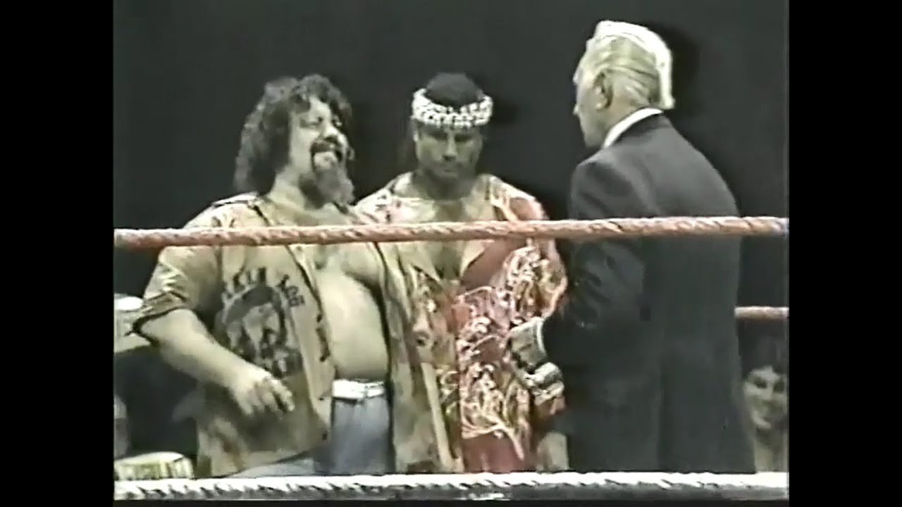 Jimmy Snuka in action   Championship Wrestling Sept 18th, 1982