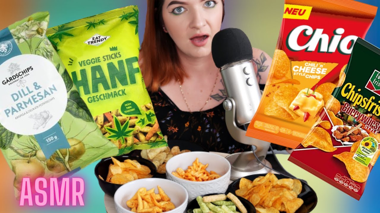 MUKBANG • Eating Chips Show • Jem Niemieckie Chipsy • ASMR Po Polsku
