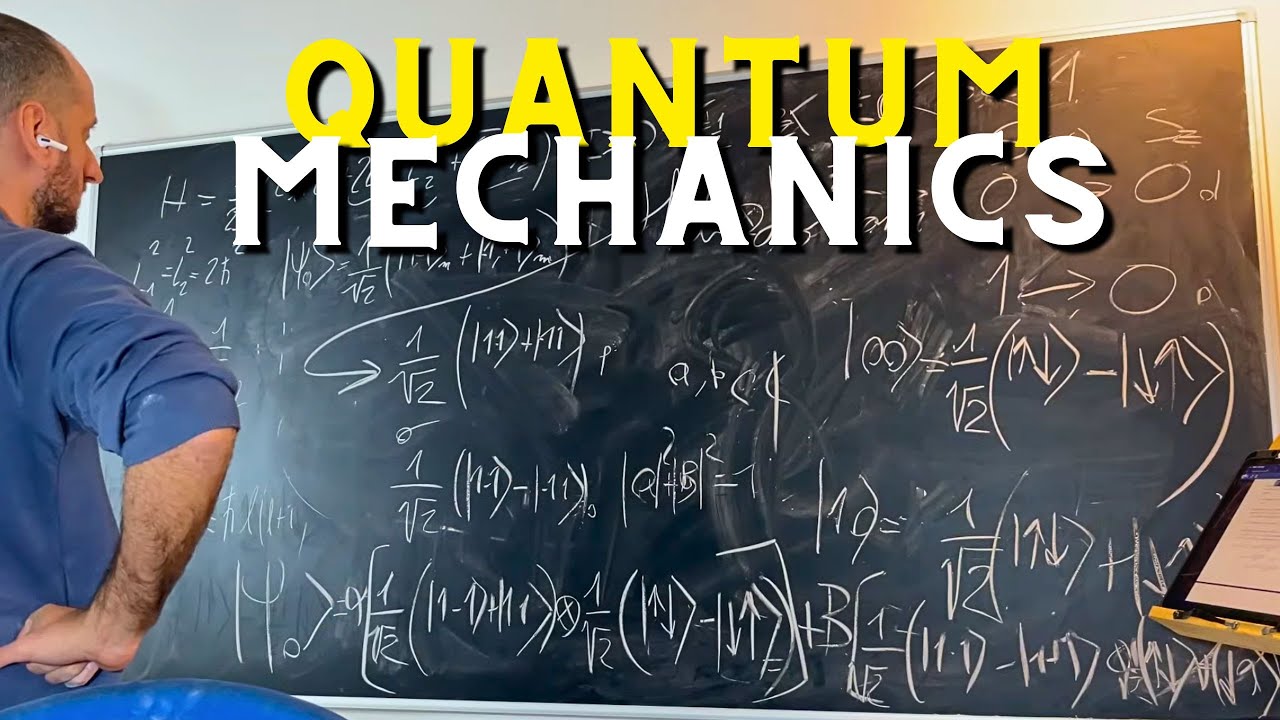 Extreme Focus Study | Quantum Mechanics | Real Board • Rain • ASMR