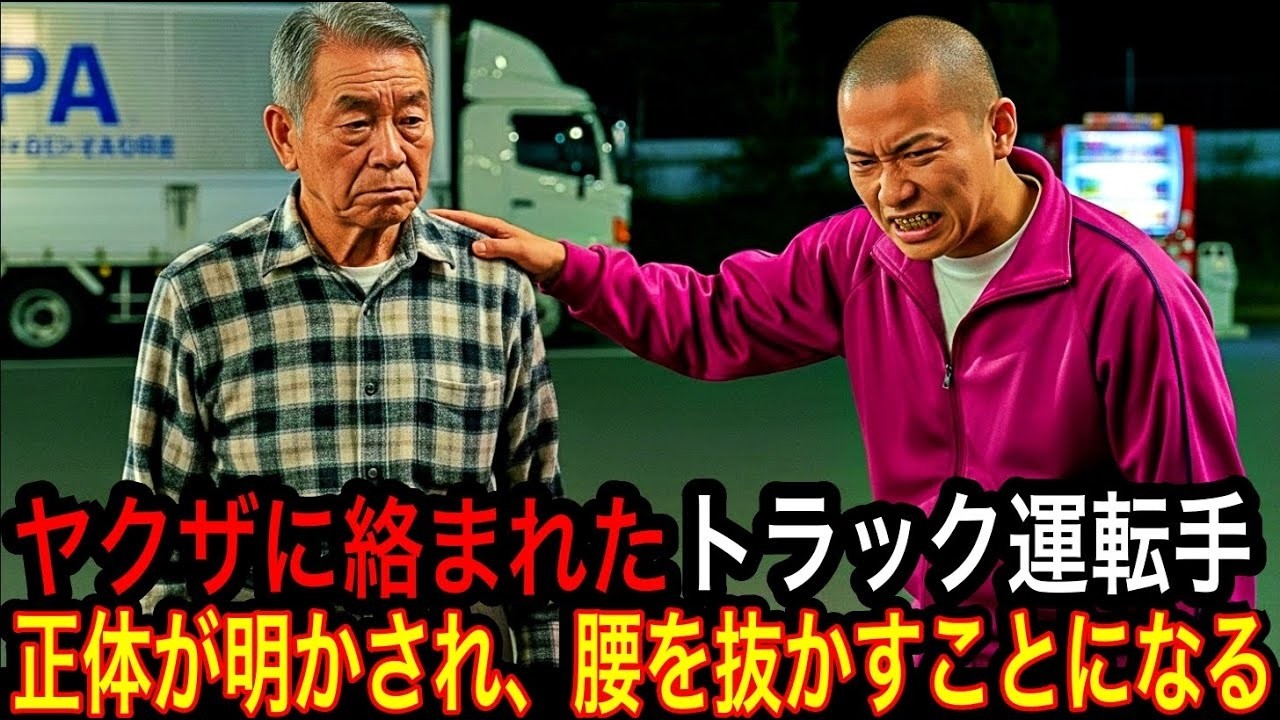 ヤクザに絡まれたトラック運転手｜正体が明かされ、腰を抜かすことになる