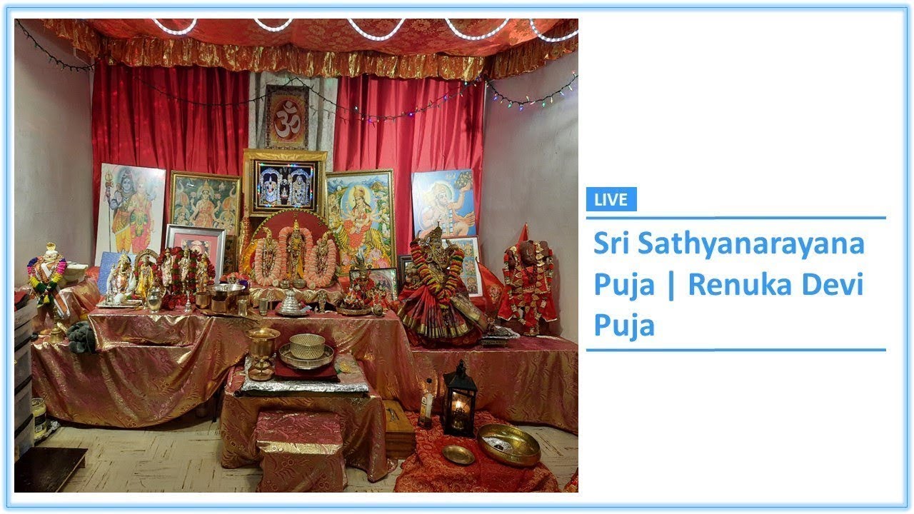 LIVE Darshanam | Sri Sathyanarayana Puja | Renuka Devi Puja | Sri Venkateswara Temple