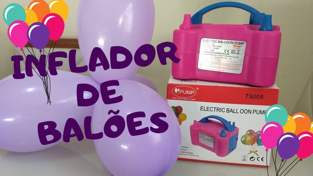 INFLADOR DE BALÕES - NOVO AJUDANTE NA HORA DE MONTAR AS FESTINHAS