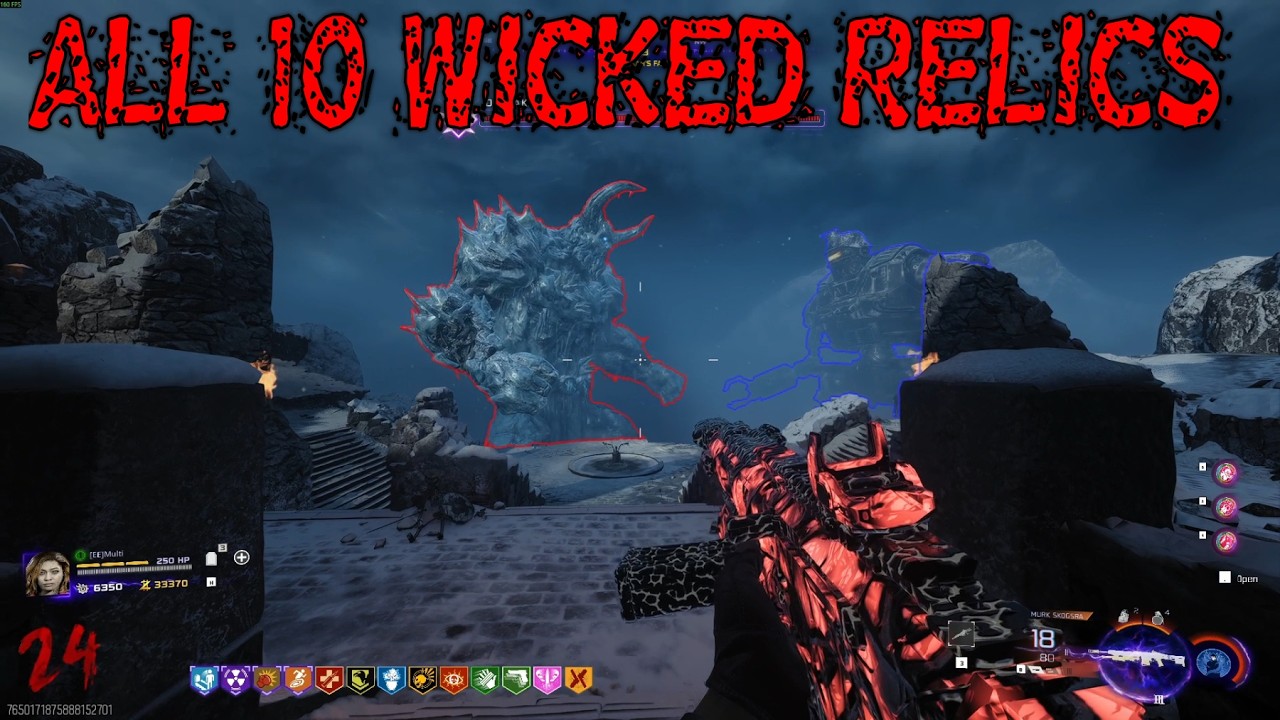 All 10 Wicked Relics Run Clear on Totenreich! | Aether Ruler 2.0 | BO7 Zombies [No Gums]