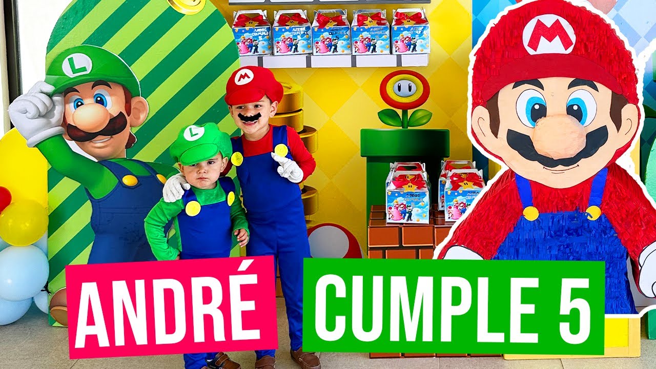 FIESTA ANDRÉ #5 DE MARIO BROS | KARLA CELIS VLOGS