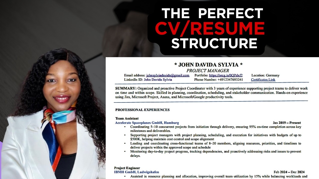 How to Write a Powerful CV or Resume | For Freshers & Experienced People (Step-by-Step Tutorial)