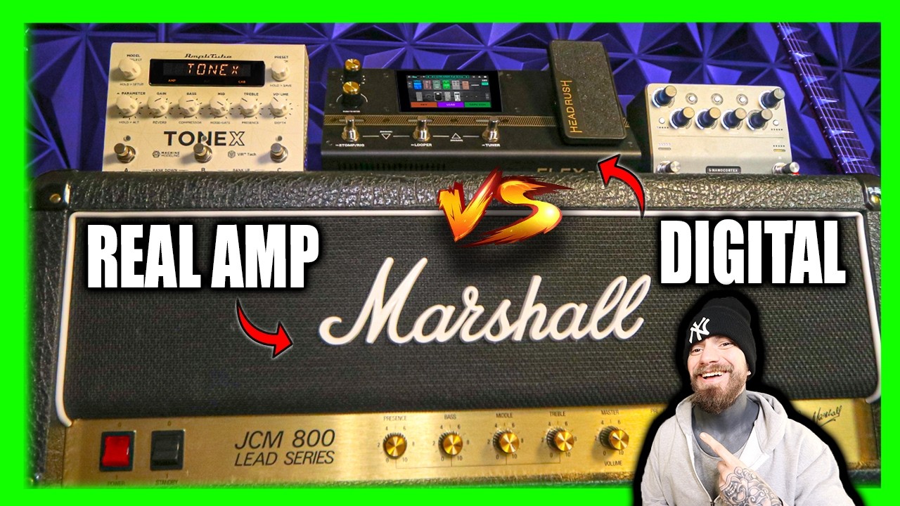 WHAT SOUNDS BETTER: REAL AMP OR DIGITAL AMPS?