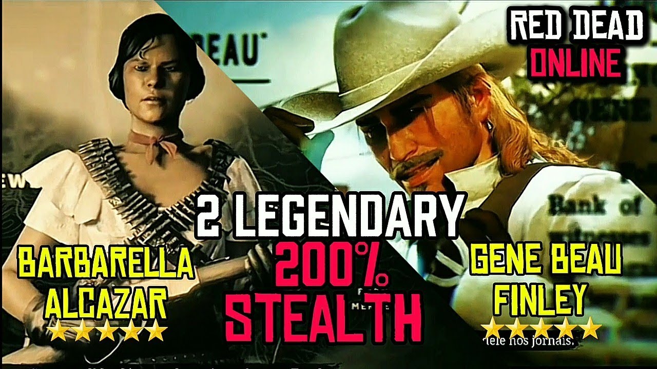 2 Legedary 5 Stars Gene Beau Finley & Barbarella Alcazar 'Solo' (Full Stealth all 3 Targets)