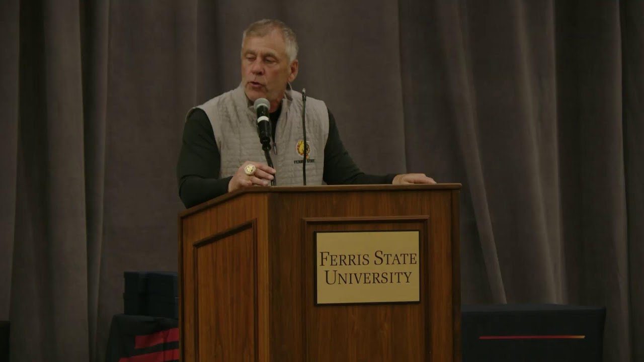 Ferris State University's Football National Championship RIng Ceremony