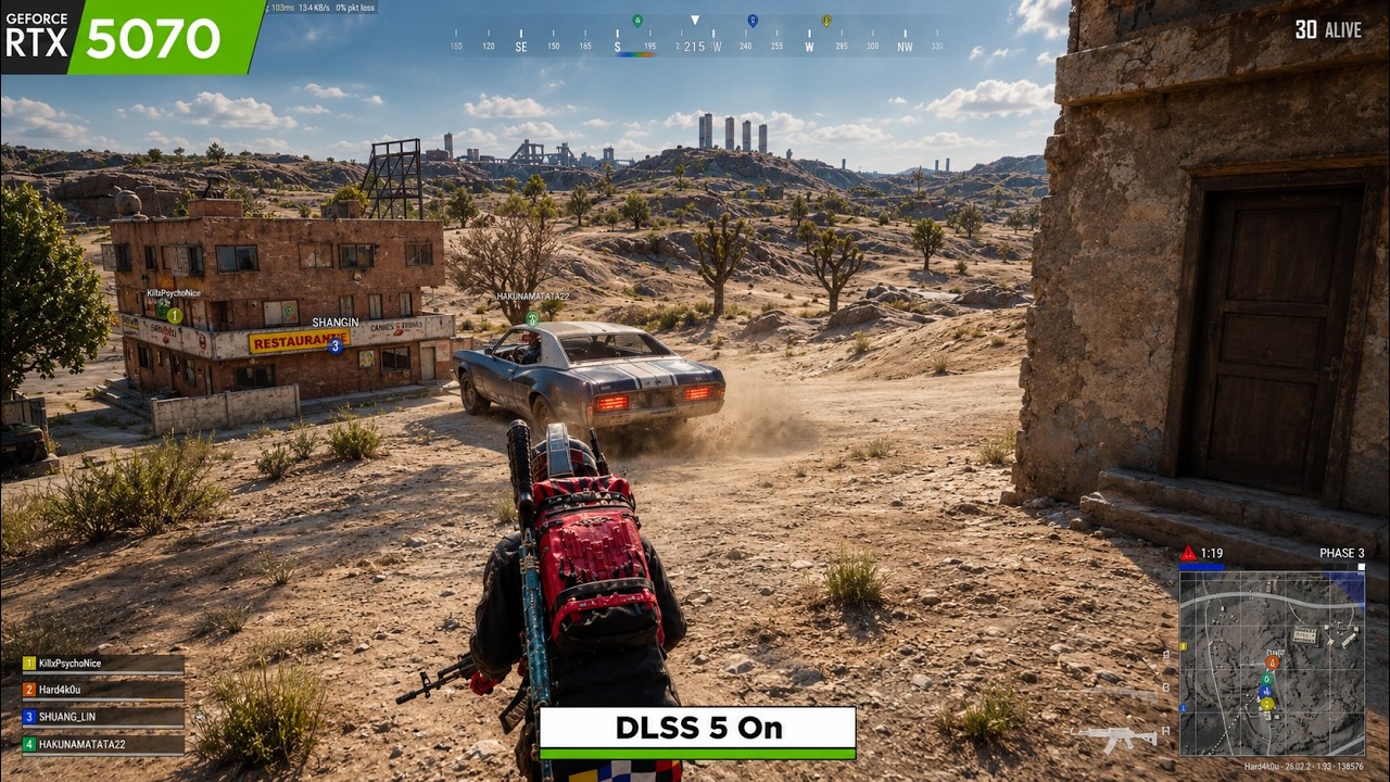 PUBG PC DLSS 5 &ndash; Looks Like PUBG 2! | Miramar Photorealistic Graphics Test