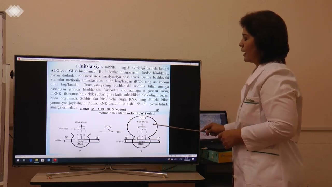 Mavzu 6  Oqsil biosintezi  Genlar ekspressiyasining boshqarilishi