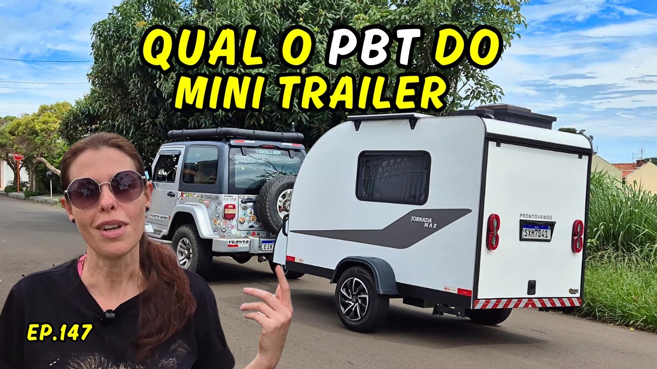 QUANTO PESOU O MINI TRAILER AP&Oacute;S A MONTAGEM INTERNA? |Ep148