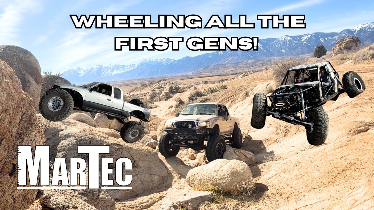 Rock Crawling Some First Gen Toyotas!