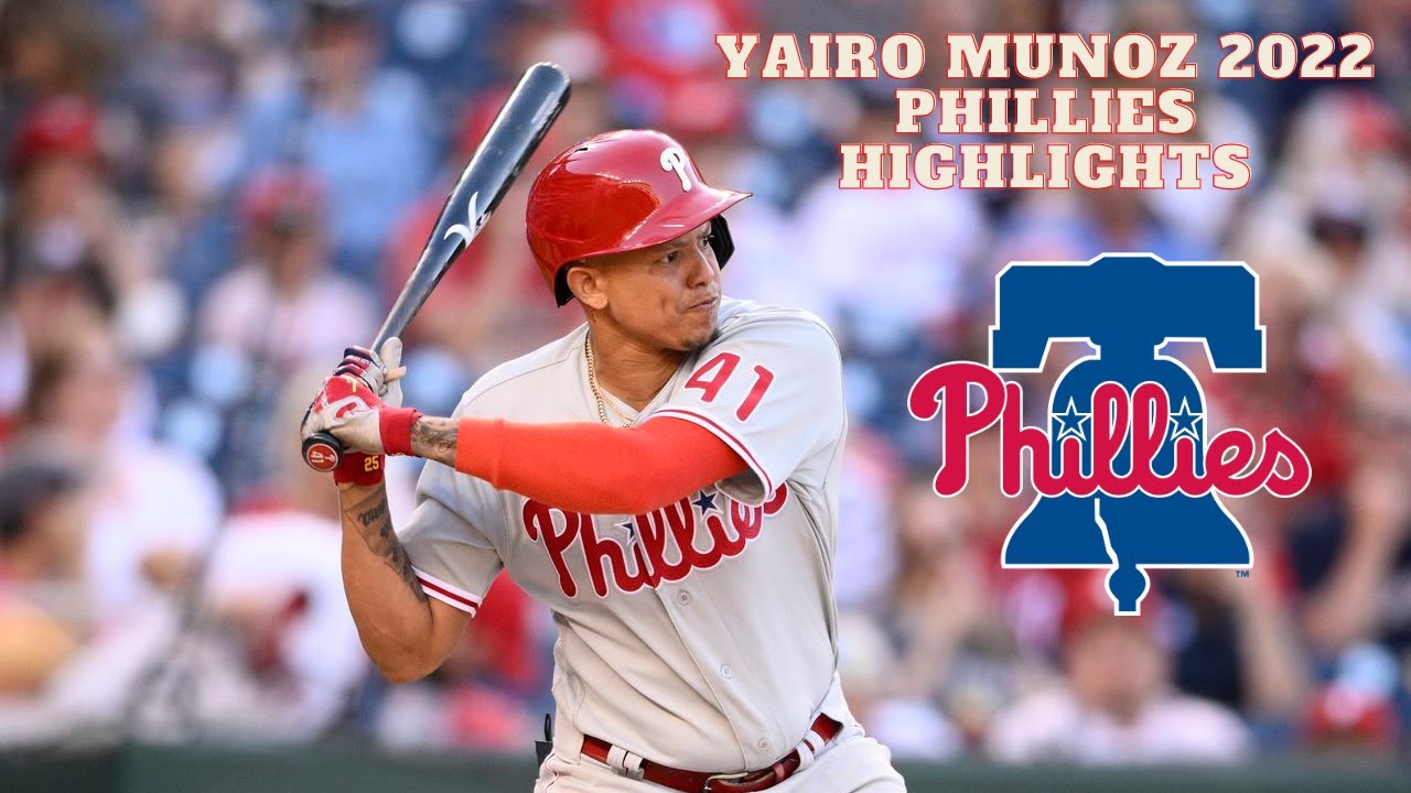 YAIRO MUNOZ 2022 PHILLIES HIGHLIGHTS #PHILLIES, #MLB, #YAIROMUNOZ
