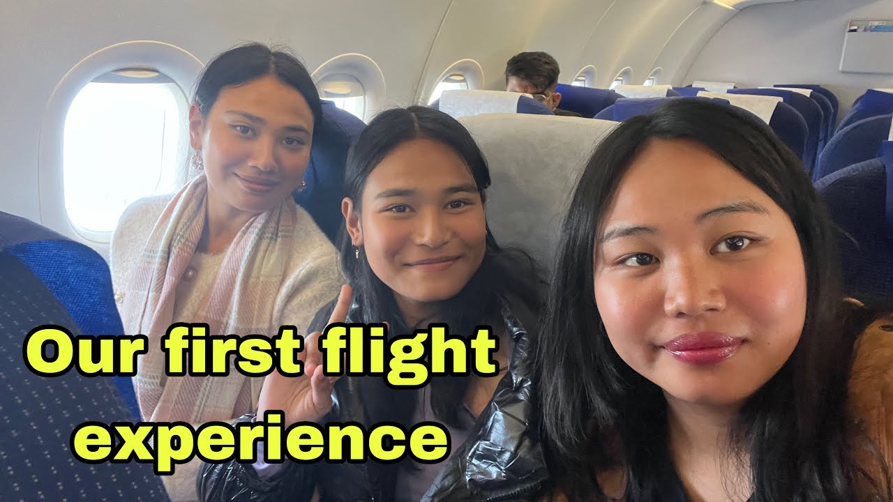 First time flight experience with my sisters @penvivlogs9165 n chapri sister village vlog