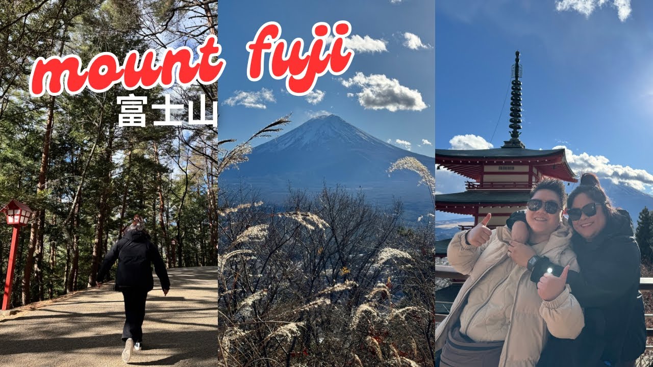 MT. FUJI FROM CHUREITO PAGODA VIEWPOINT + MUKBANG! - JANNAVLOGS