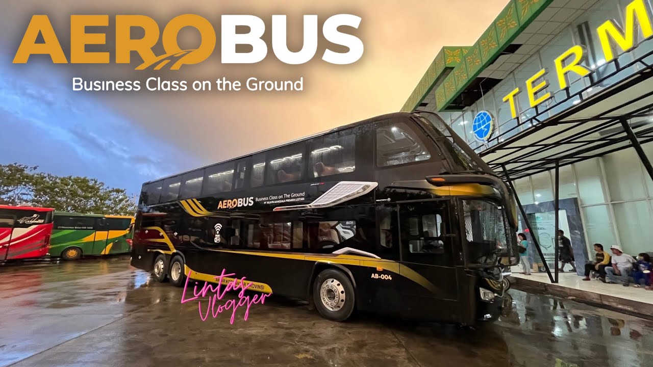 #AEROBUS | MDN - PKU | TERMINAL AMPLAS MEDAN | Kita Riview Bus Yang pakai Pramugara #lintasvlogger