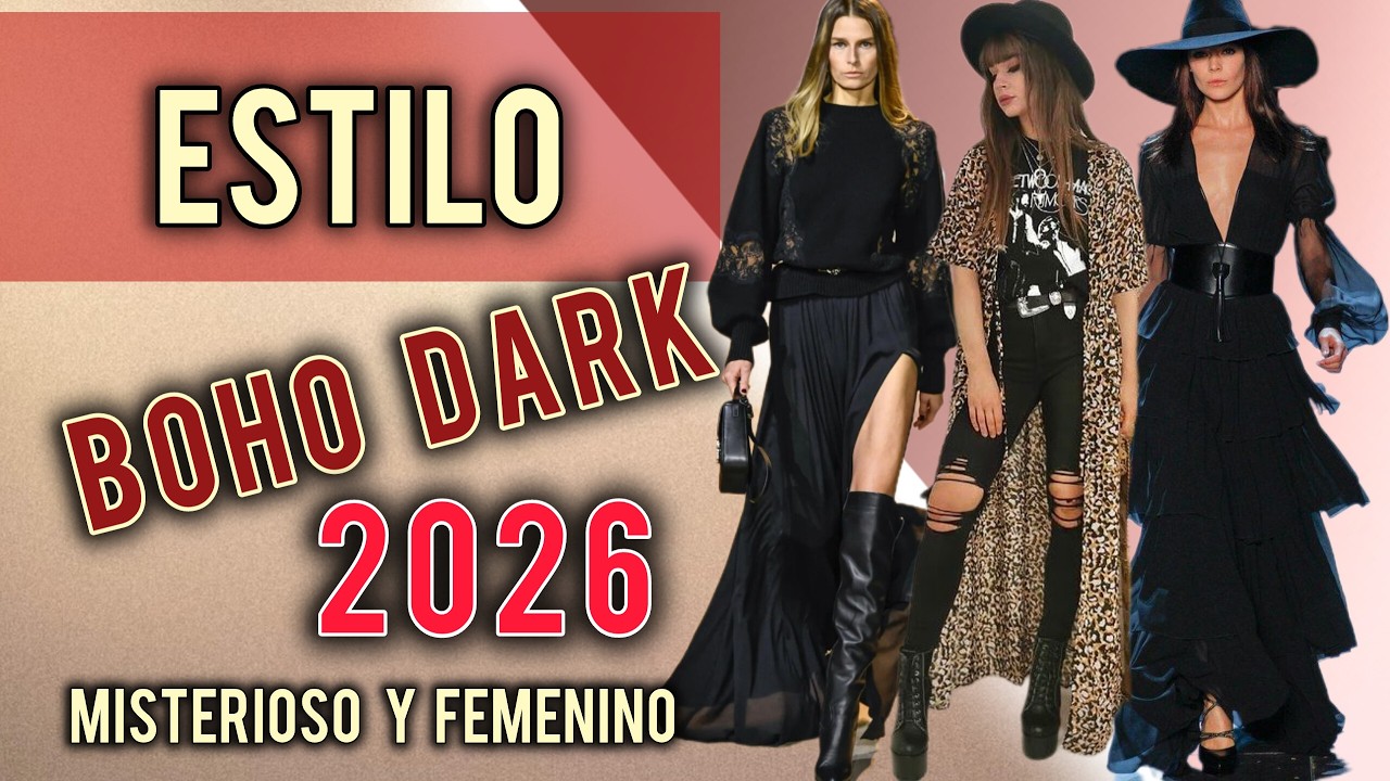 ✅🚨 ESTILO TENDENCIA EN 2026⚠️🤯 GU&Iacute;A COMPLETA DE COMO LLEVAR EL BOHO DARK👀/MODA MUJER/FASHION29