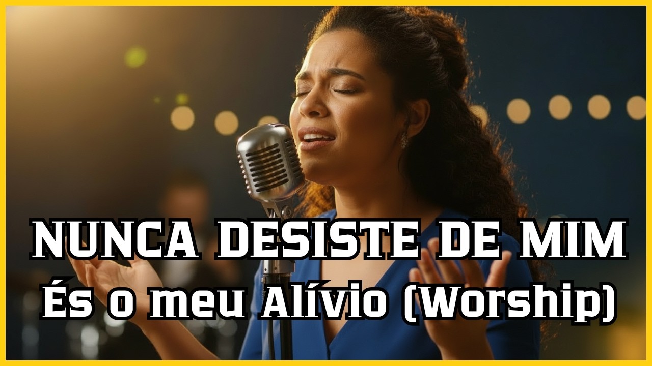 🔥NUNCA DESISTE DE MIM | És o Meu Alívio (Worship)🎵 - Louvor Gospel |