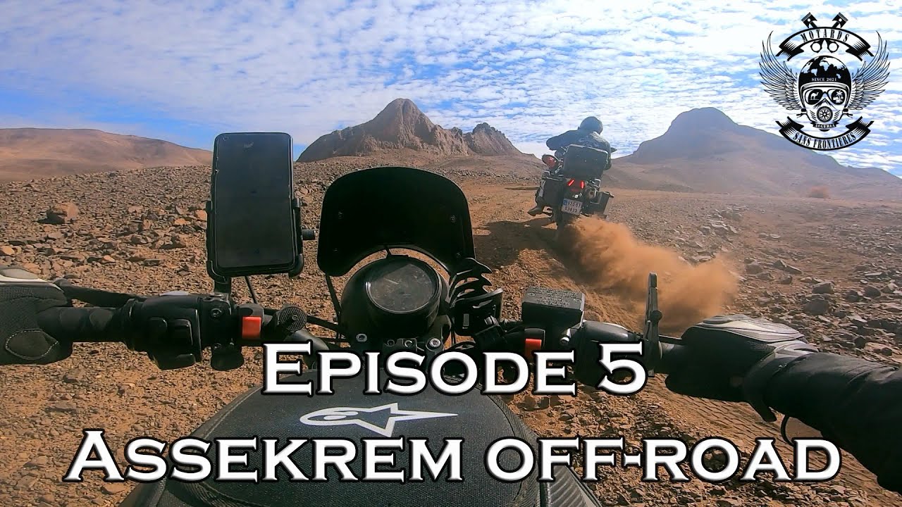 Moto Off-road Assekrem - Tamanrasset أخطر طريق جبلي الحلقة 5