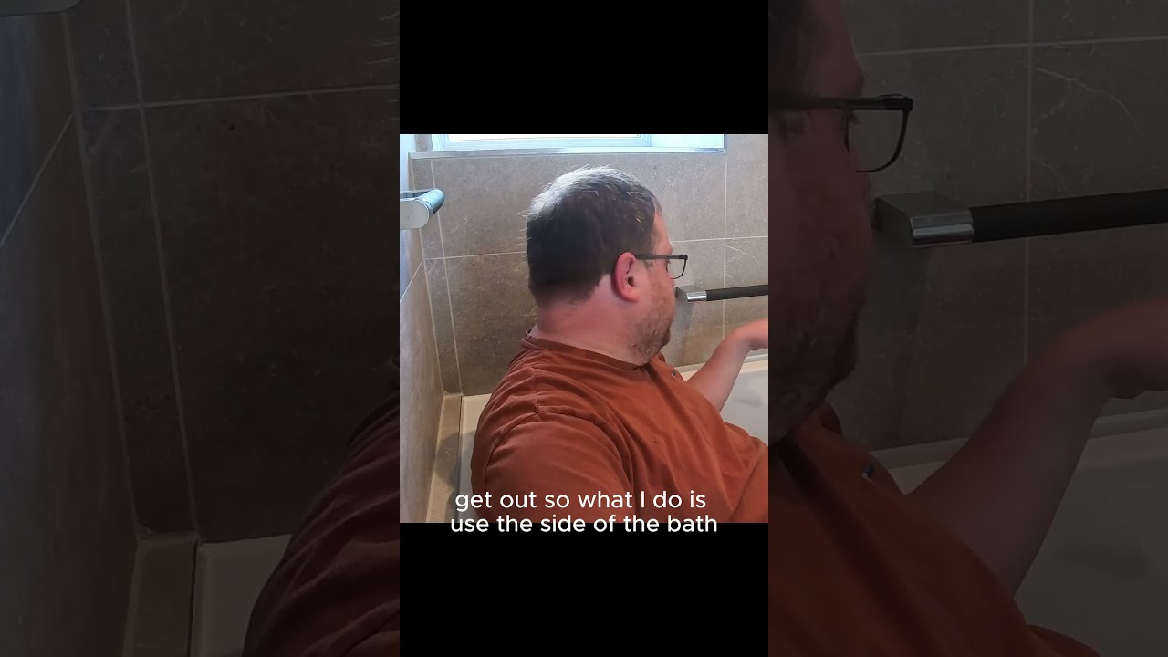How I Safely Get In & Out of the Bath 🛁 | Accessible Bathroom with Disability