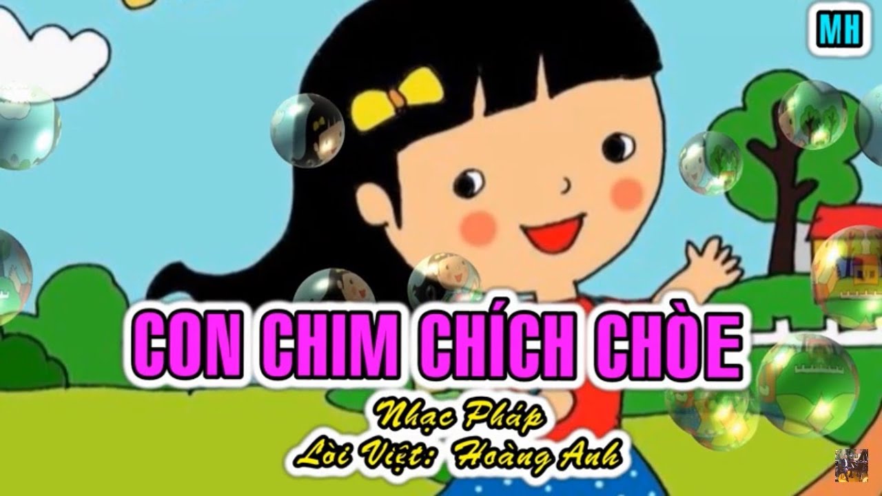 Con chim ch&iacute;ch ch&ograve;e (Tập h&aacute;t theo lời b&agrave;i h&aacute;t mẫu SGK lớp 2 NXBGD)