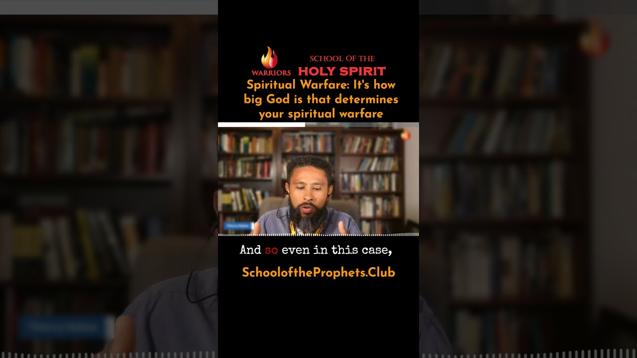 Spiritual Warfare  It's how big God is that determines your spiritual warfare #thierrynakoa
