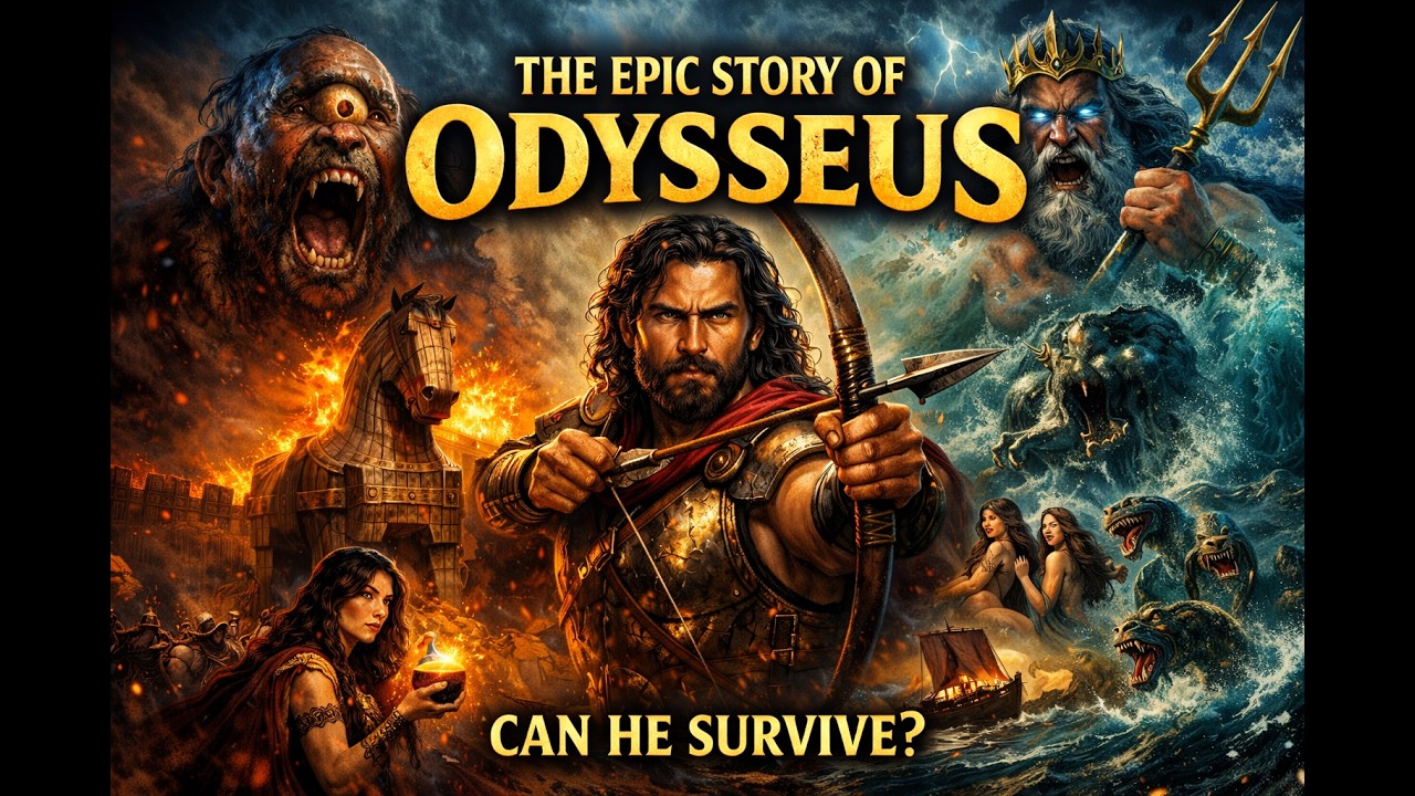 The ENTIRE Story of Odysseus — The Man Who Outsmarted Gods and Monsters