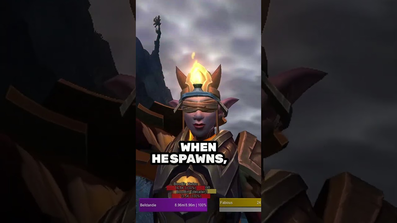 Did you know? Taking a Selfie with this NPC rewards a mount  #worldofwarcraft #gaming #shorts