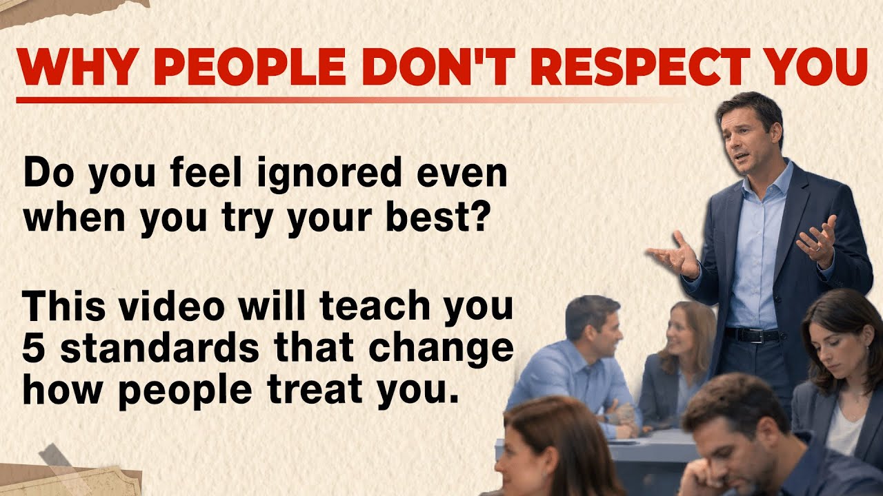 The Real Reason Why People Don't Respect You | Improve English Fluency | Graded Reader