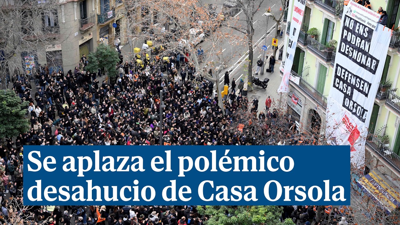 La presión vecinal y la falta de seguridad consigue aplazar el polémico desahucio de Casa Orsola