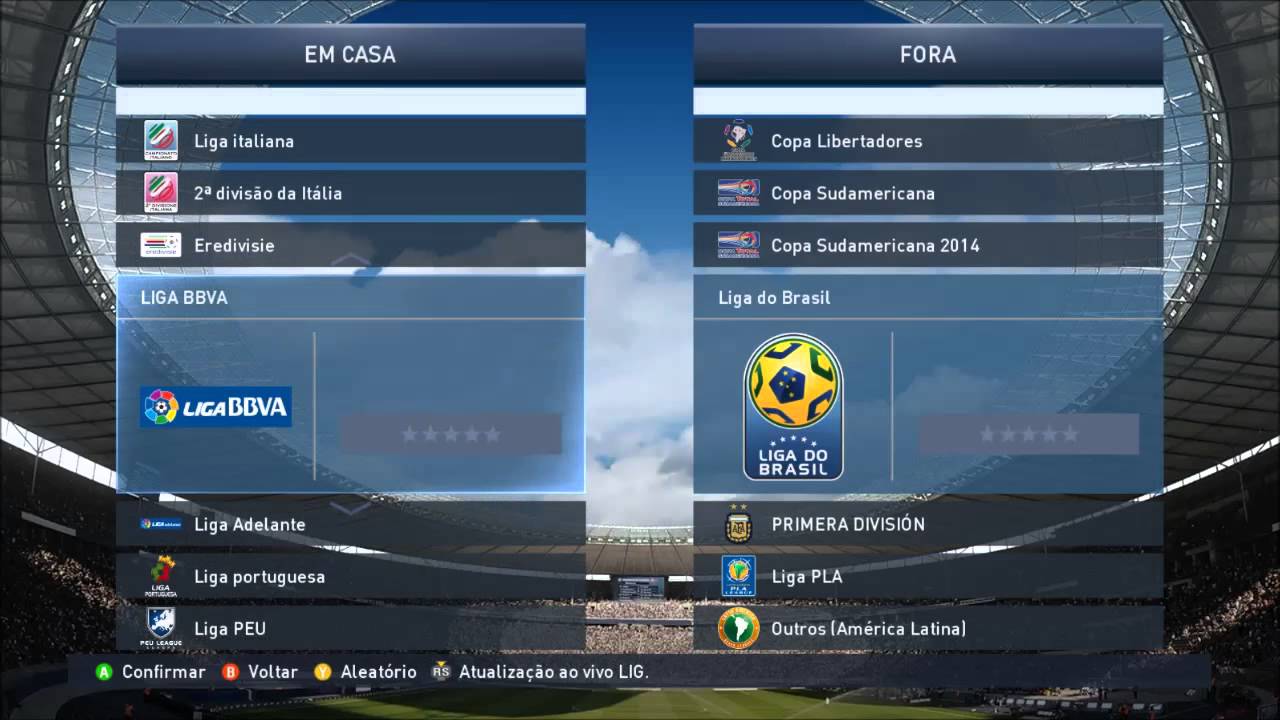 PES 2015/PTBR - TODOS OS TIMES
