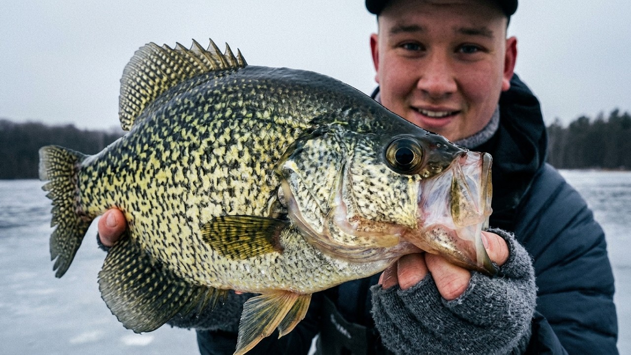 Late December Slab Crappies in Wisconsin: The Bite is On!