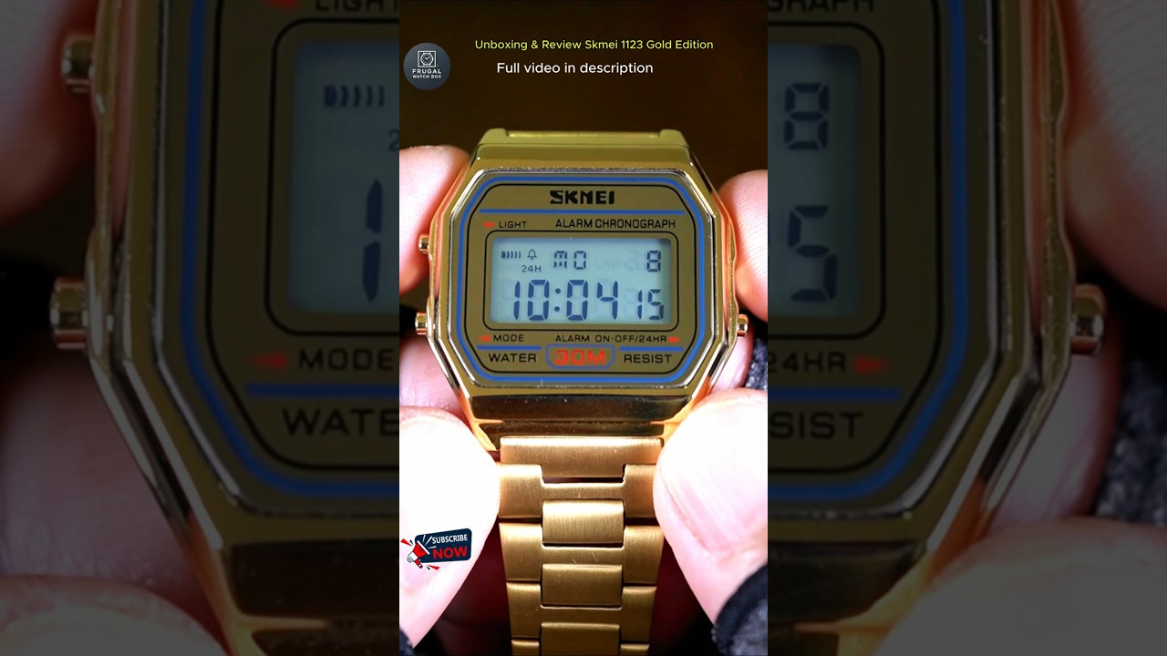 SKMEI 1123 Gold – Casio A158W Alternative You Need!