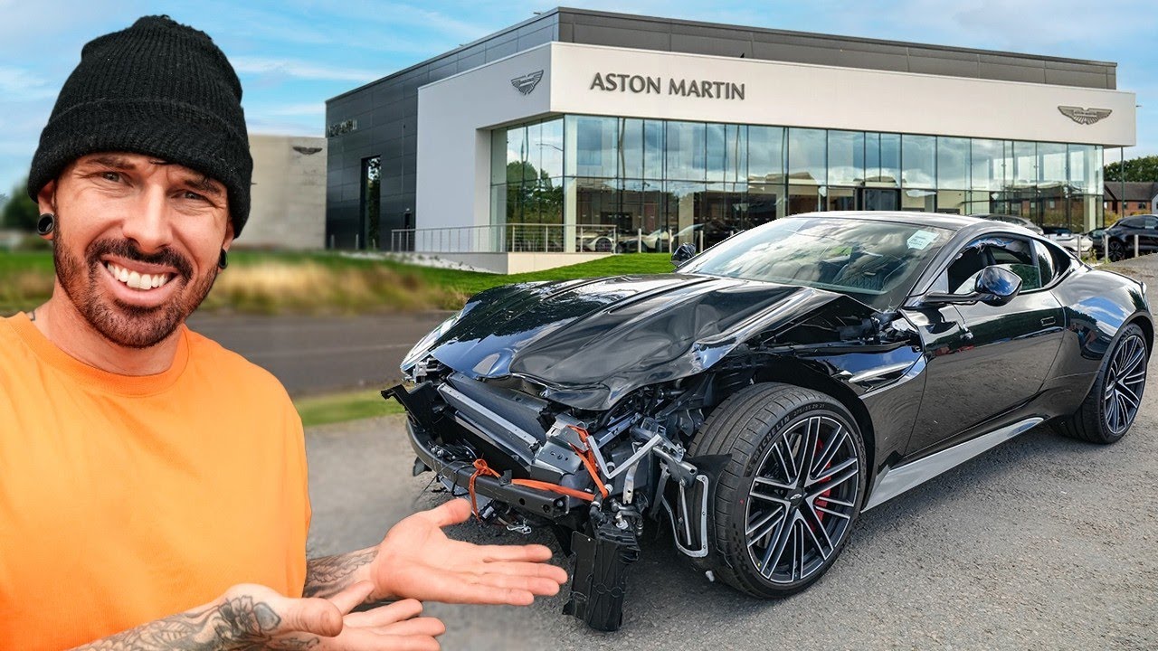 COMPRÉ UN ASTON MARTIN DB12 DAÑADO Y LO RECONSTRUÍ EN 24 HORAS