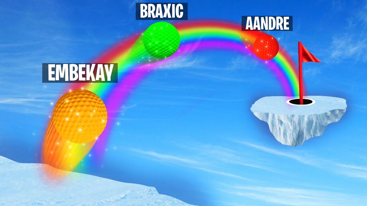 Diese HOLE in ONE MAP schaffen nur 0.00001% in GOLF IT !! mit @AANDRE & @Braxic