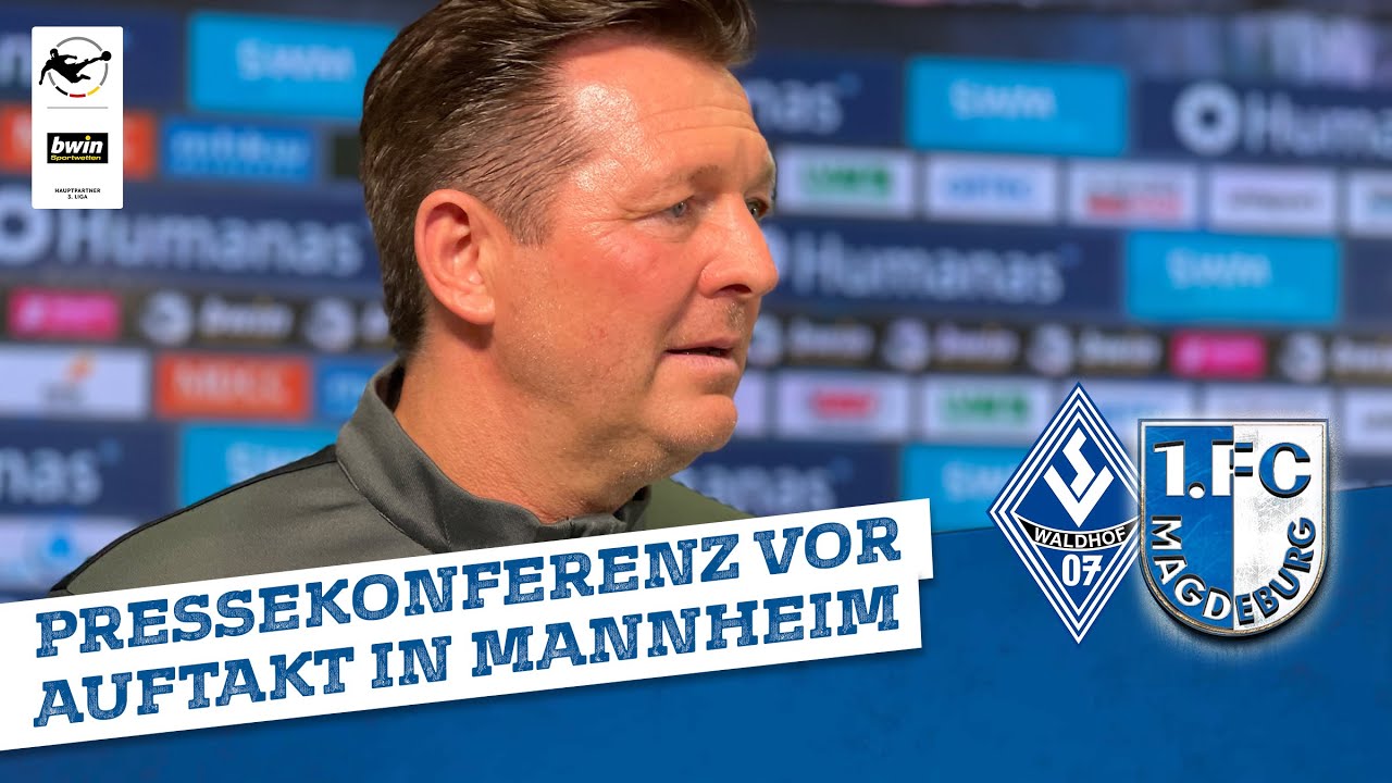 Pressekonferenz vor Mannheim
