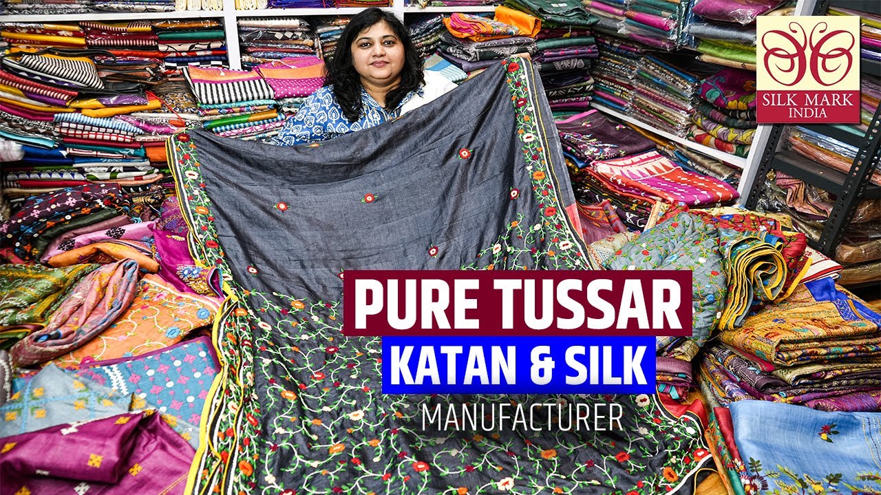 Pure Tussar / Pure Katan Sarees & Pure Silk Saree (Raw / Customize) Manufacturer in Kolkata
