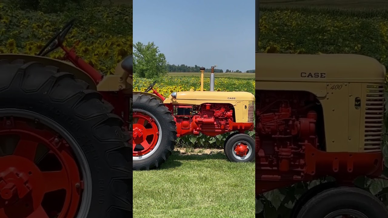 Restored Case Tractor #case #tractor #farmlife#tractorrestoration