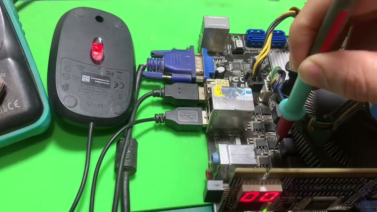 Sửa chữa mainboard Asrock H61M VS3 lên xíu là tắt