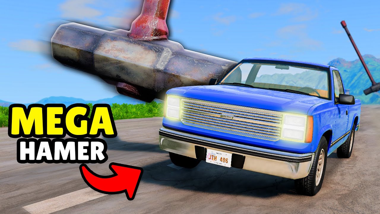 AUTO vs. HAMER !! | BeamNG