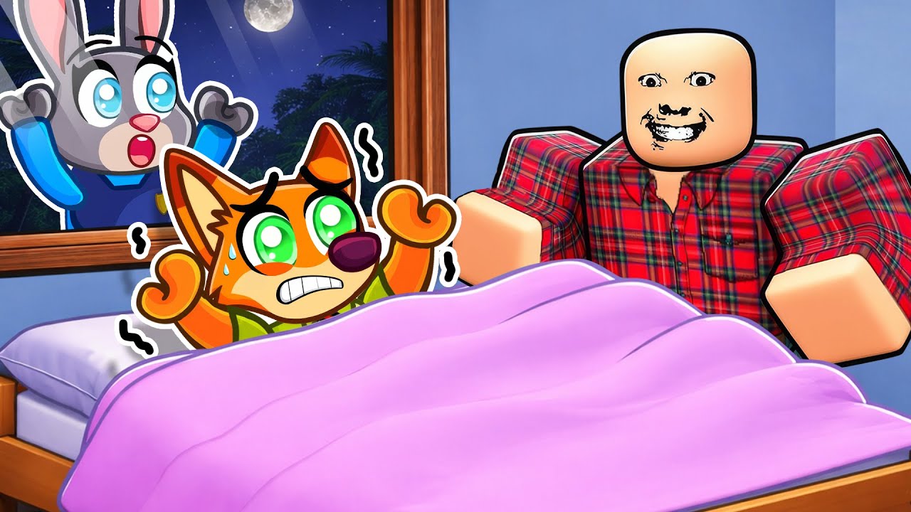We Went to a CREEPY SLEEPOVER in Roblox.. (Zootopia 2)