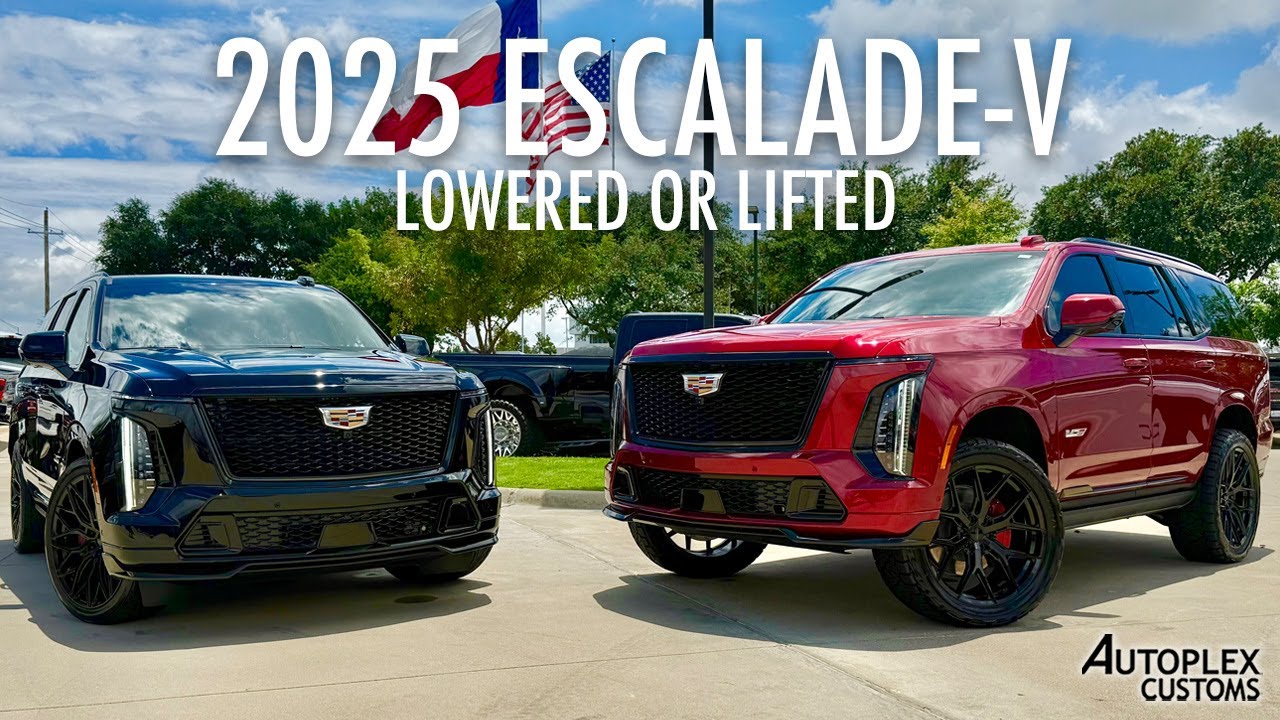 WHICH 2025 ESCALADE-V WOULD YOU CHOOSE? LOWERED OR LIFTED?