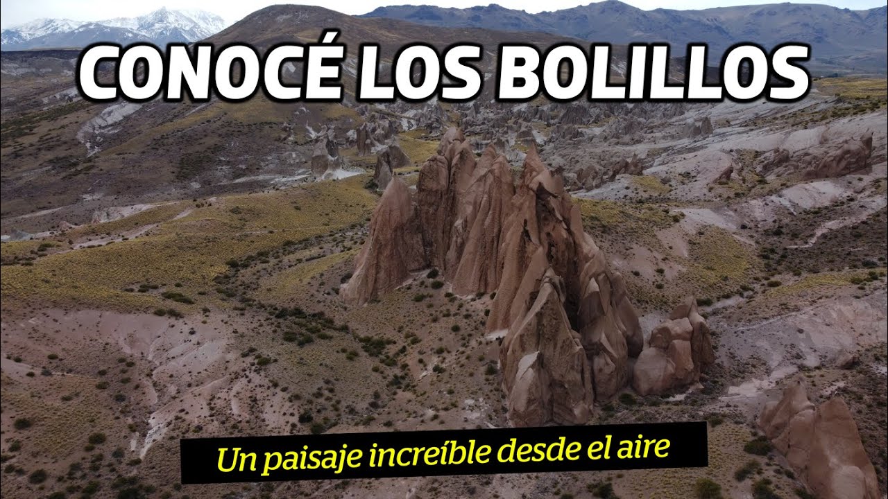 No es Marte ni la Luna, ¡es el Norte Neuquino! 🌕🌕🌕 conocé LOS BOLILLOS desde el aire