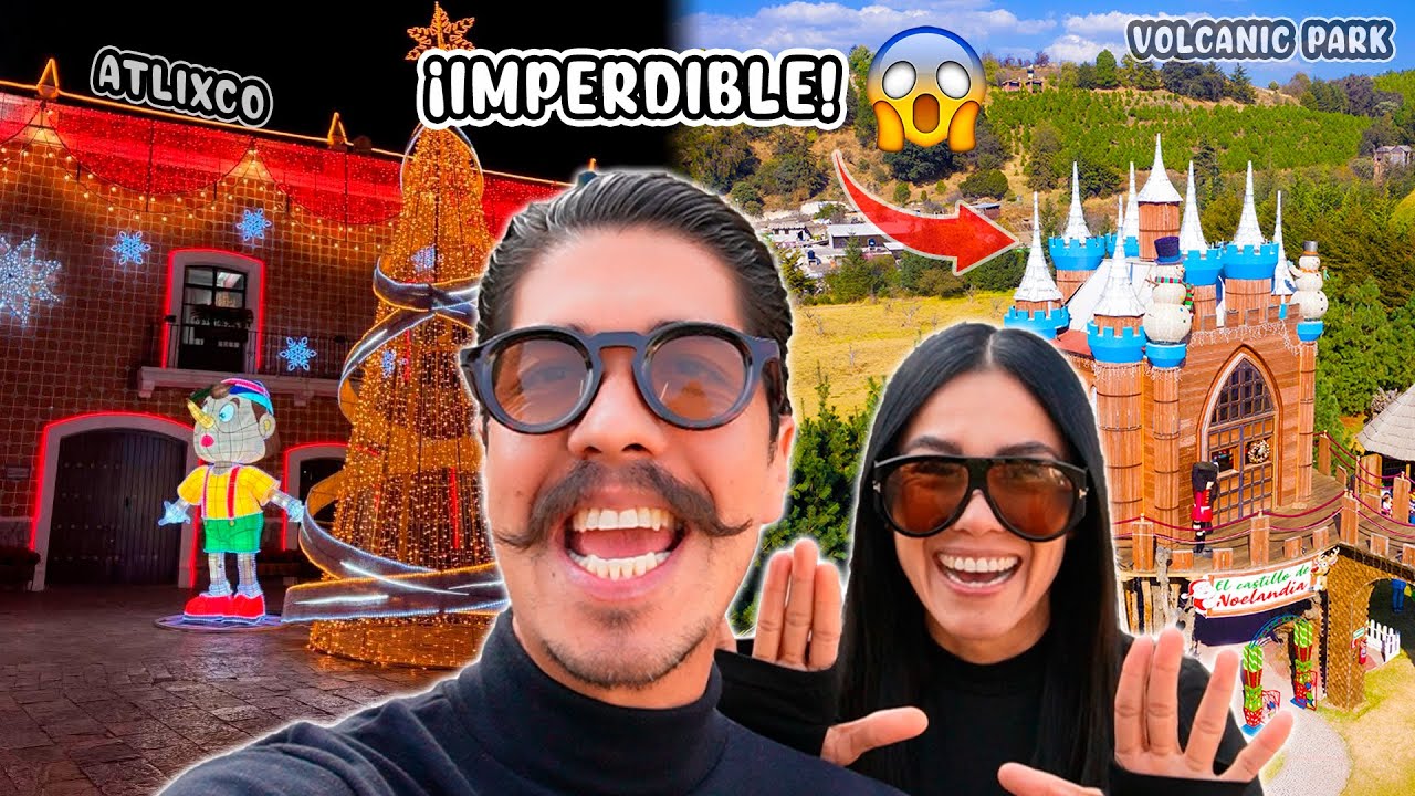 Atlixco y Volcanic Park 😱✨ ¡El Recorrido MÁS NAVIDEÑO y Aventurero de Puebla 2025!