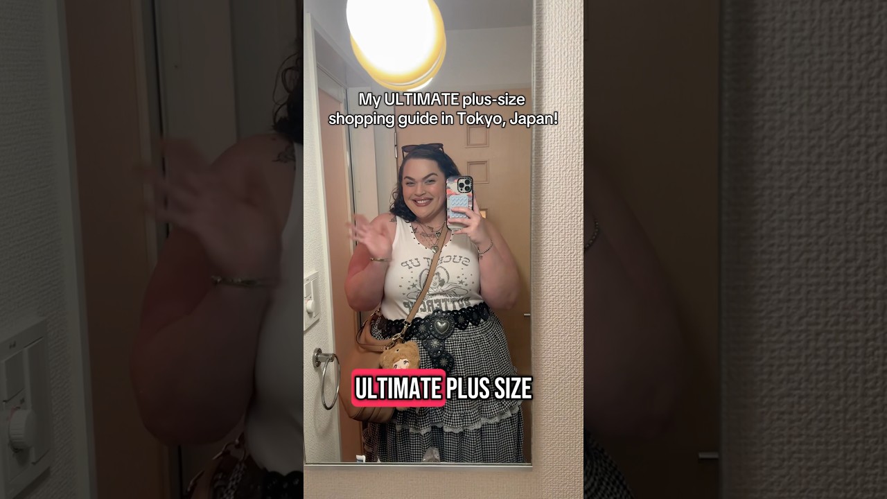 My ULTIMATE Plus-Size Shopping Guide in Tokyo, Japan 🇯🇵 #plussize #tokyo #shorts