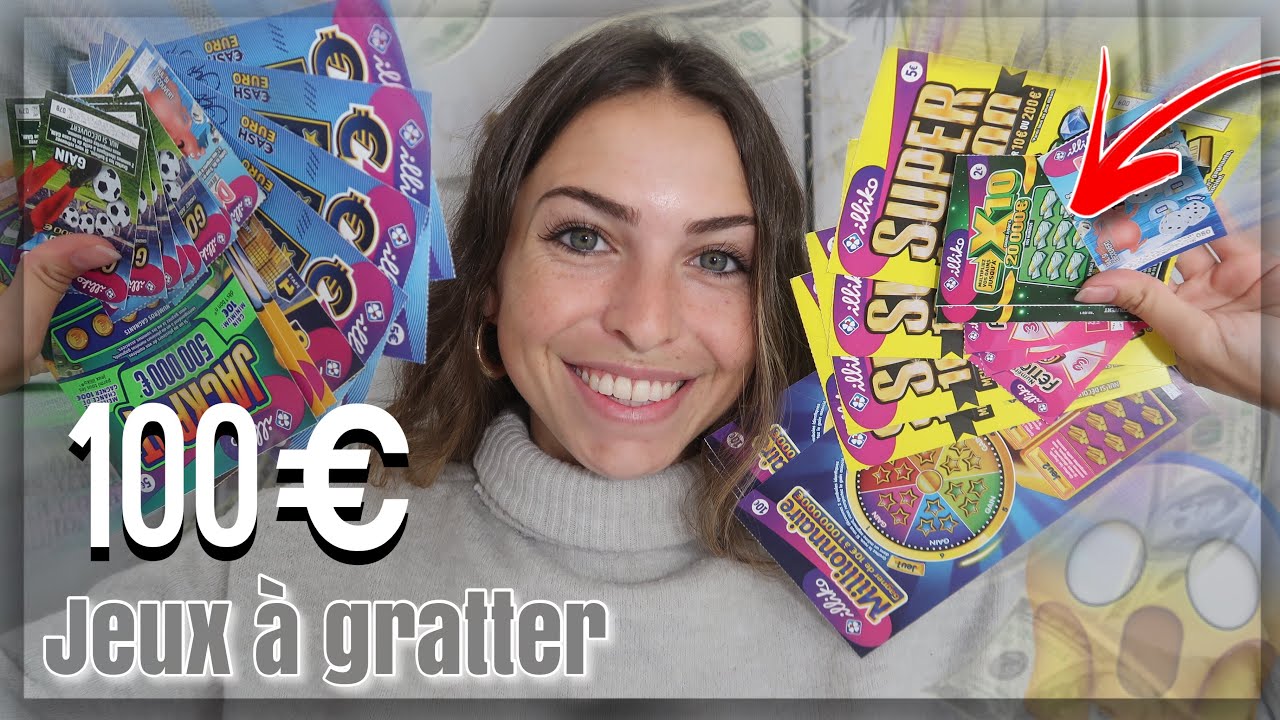 100€ DE JEUX À GRATTER (j'ai gagnééé)