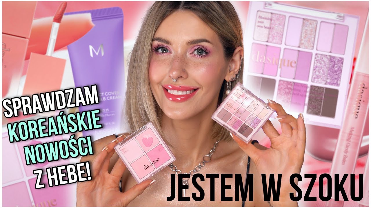 Krem bb z efektem Glass Skin, najsłodsza paletka cieni i boski tint 🤩- SPRAWDZAM NOWOŚCI HEBE
