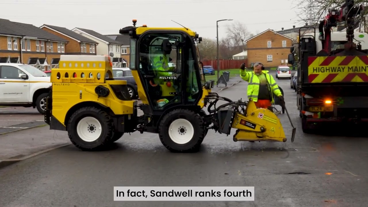 Сандвелл празднует получение государственной оценки за экологичность дорожного строительства.