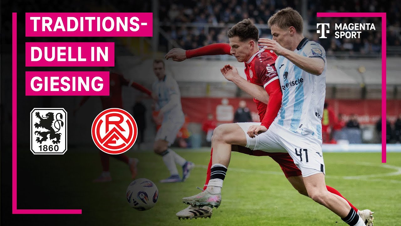 TSV 1860 M&uuml;nchen - Rot-Weiss Essen | Highlights mit Live-Kommentar | 3. Liga | MAGENTA SPORT