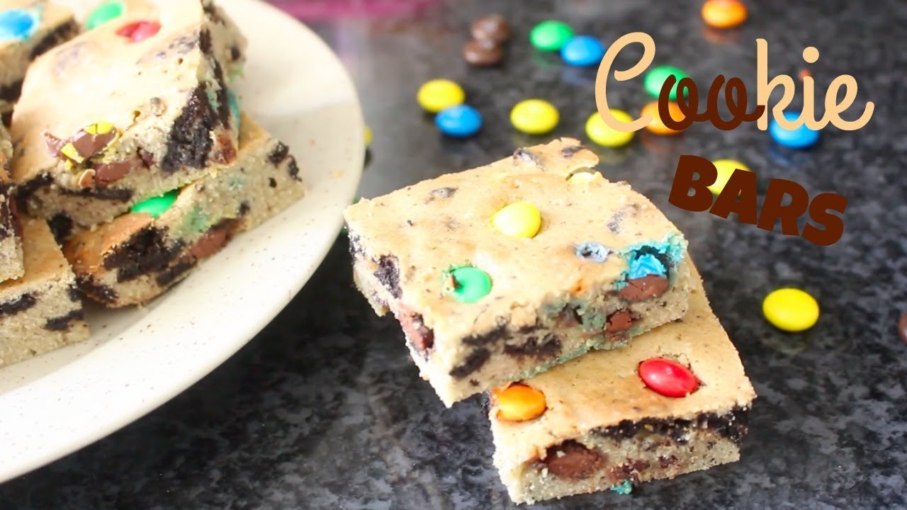 RECETTE M&M'S/OREO COOKIE BARS (10/15 PARTS) | CHOCOPRALINE